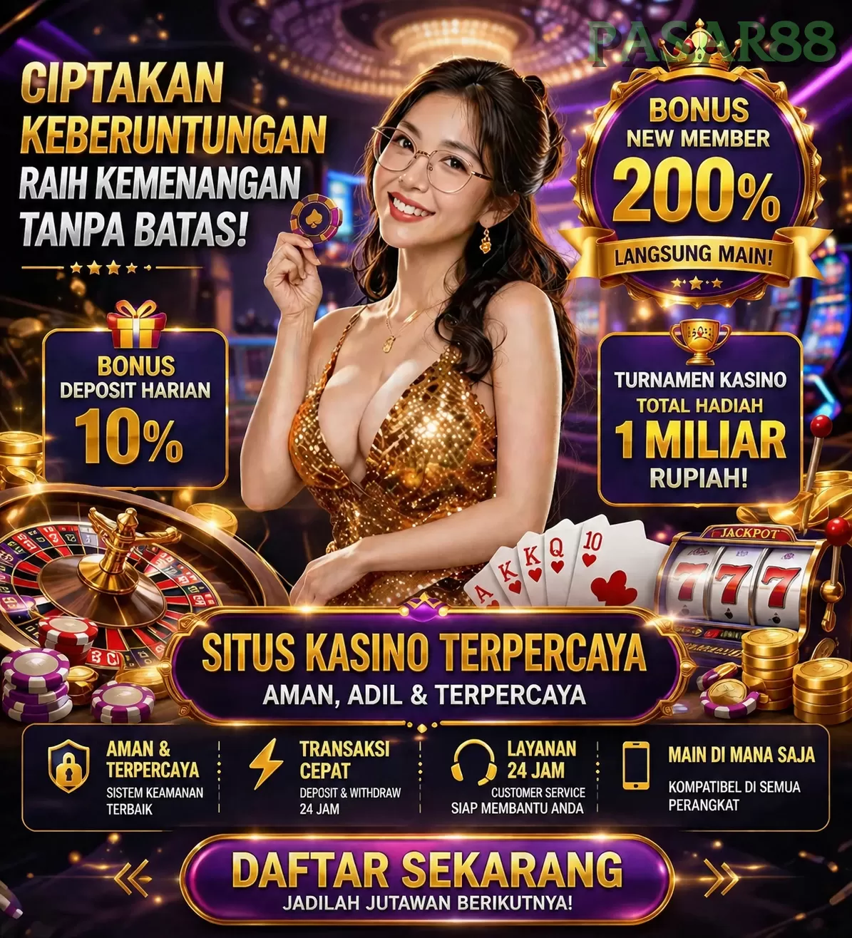 Login pasar88 Sekarang Bonus Melimpah